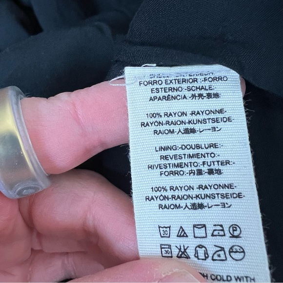 Free People Love of My Life Floral Print Midi Dress Size XS Black Pink - Picture 10 of 10